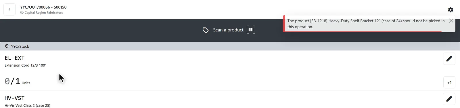 Barcode in Odoo 20 on a distributor database